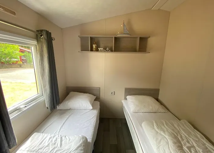 度假居 Mobilheim Wattwurm Mit Veranda Am Kransburger 555 Wurster Nordseekuste