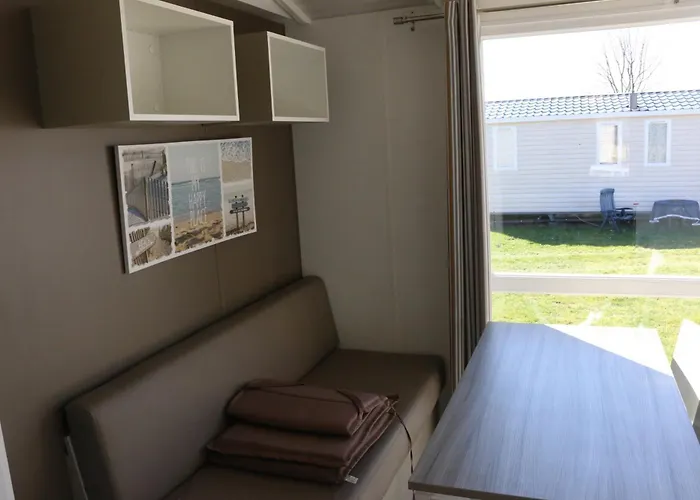 Mobilheim Wattwurm Mit Veranda Am Kransburger 555 * Wurster Nordseekuste